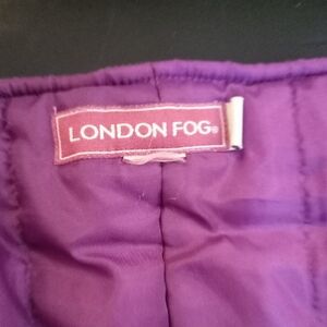 London Fog Vibrant Purple Outerwear Ski Bib